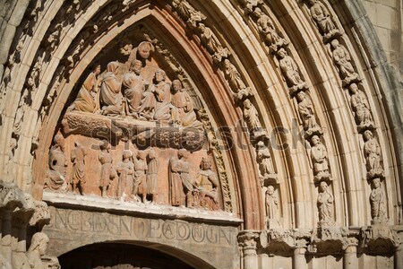 Porta catedral Espanha pormenor la norte Foto stock © Photooiasson