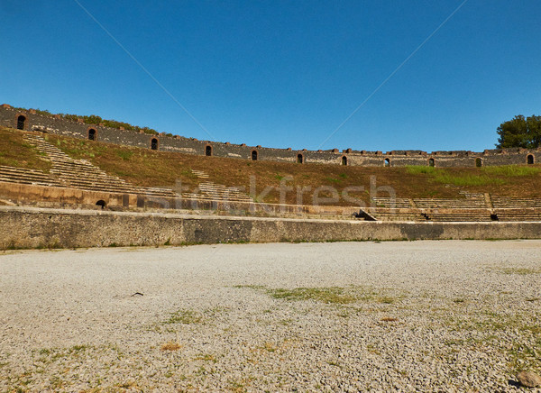 Ruins of Pompeii, ancient Roman city. Pompei, Campania. Italy. Stock photo © Photooiasson