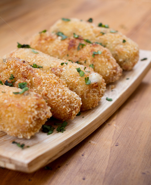 Ration of Croquettes. Typical Tapa of Spanish Cuisine. Stock photo © Photooiasson