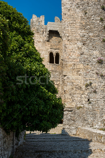 Сицилия Италия здании каменные Европа история Сток-фото © Photooiasson