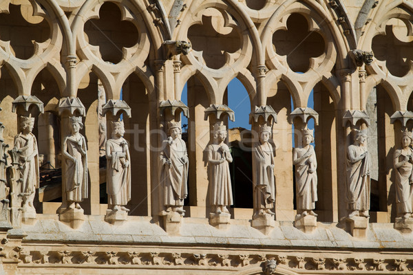 Details of The North Face of Burgos Cathedral. Spain Stock photo © Photooiasson