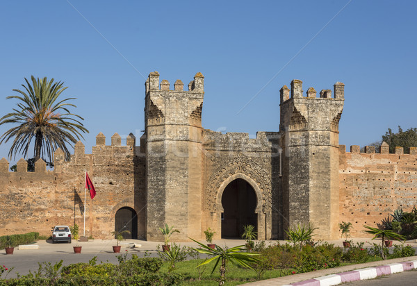 Main gate of Chellah necropolis. Rabat. Morocco. Stock photo © Photooiasson