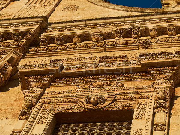 Chiesa Madre San Pietro e Paolo church at sunset. Galatina, Apulia, Italy. Stock photo © Photooiasson