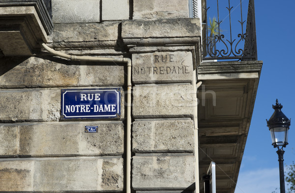 Notre-Dame street of Bordeaux. Stock photo © Photooiasson