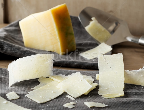 Parmesan cheese slices. Stock photo © Photooiasson