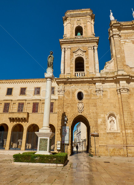 Papal Basilica Cathedral of Brindisi, Apulia, Italy. Stock photo © Photooiasson