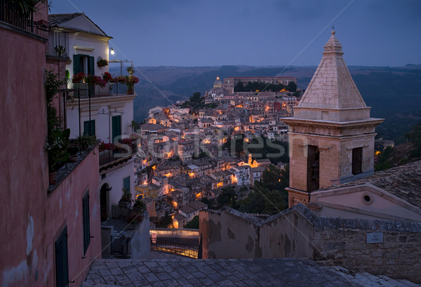 Ragusa Ibla cityscape. Sicily, Italy. Stock photo © Photooiasson