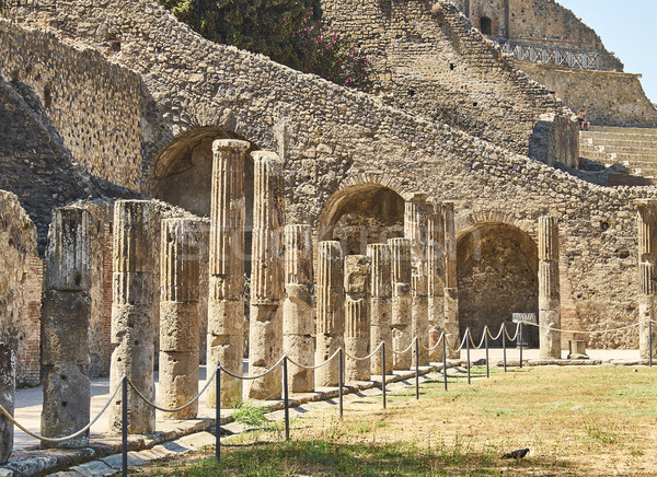 Ruines anciens romaine ville Italie détruit Photo stock © Photooiasson