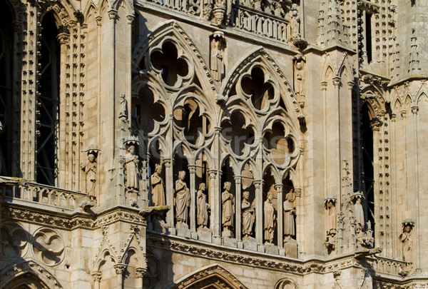 Details of Principal Facade of Burgos Cathedral. Spain Stock photo © Photooiasson