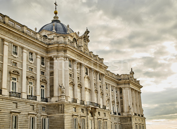 North facade of Royal Palace. Madrid, Spain. Stock photo © Photooiasson