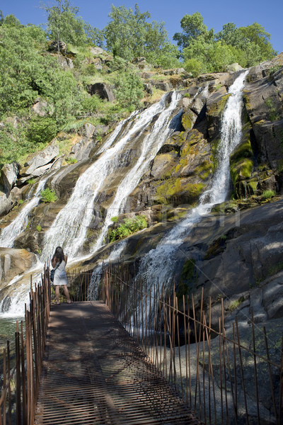 Caozo waterfall in Valle del Jerte, Caceres. Spain Stock photo © Photooiasson