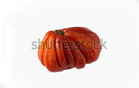 Befsztyk pomidorów odizolowany biały tle pomarańczowy Zdjęcia stock © Photooiasson