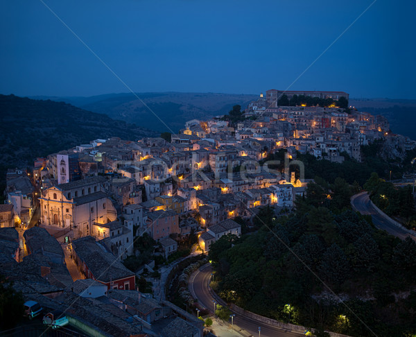 Ragusa Ibla cityscape. Sicily, Italy. Stock photo © Photooiasson