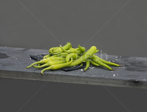 Ibarra green peppers. (Guindillas) Stock photo © Photooiasson