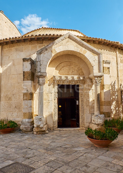 Tempio di San Giovanni al Sepolcro temple of Brindisi, Italy. Stock photo © Photooiasson