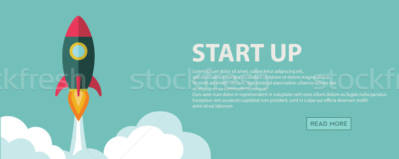 Analyse starten up Web Banner Design Stock foto © Photoroyalty