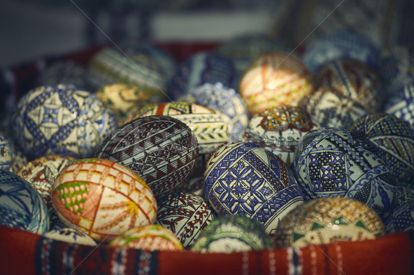 Painted Easter eggs Stock photo © photosebia