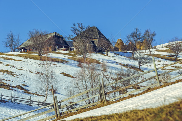 Romanian rural landscape Stock photo © photosebia