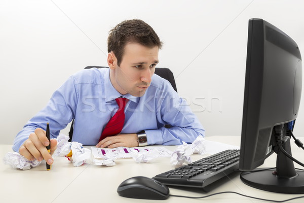 Worried business man  Stock photo © photosebia