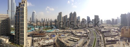 Centro de la ciudad panorámica vista grande desarrollo Foto stock © photosebia