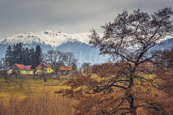 Stock photo: Romanian rural landscape