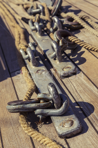 Marine ropes and rigging Stock photo © photosebia