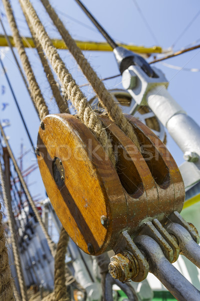 Marine ropes and rigging Stock photo © photosebia