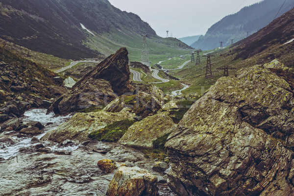 Transfagarasan view, Romania Stock photo © photosebia