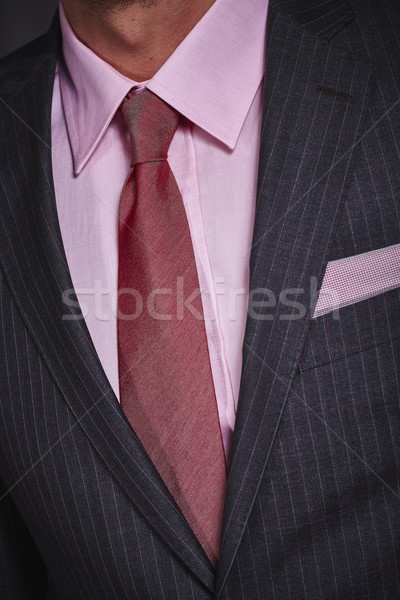 Büro tragen stylish Anzug dunkelgrau Stock foto © photosebia