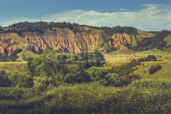 Rood landschap panoramisch beschermd zeldzaam Stockfoto © photosebia