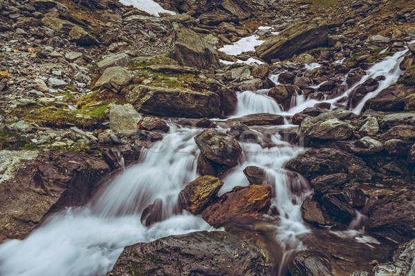 Swift mountain stream rapids Stock photo © photosebia