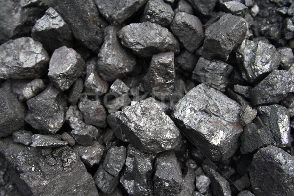 Carvão combustíveis fósseis pronto fogão fundo Foto stock © photosoup