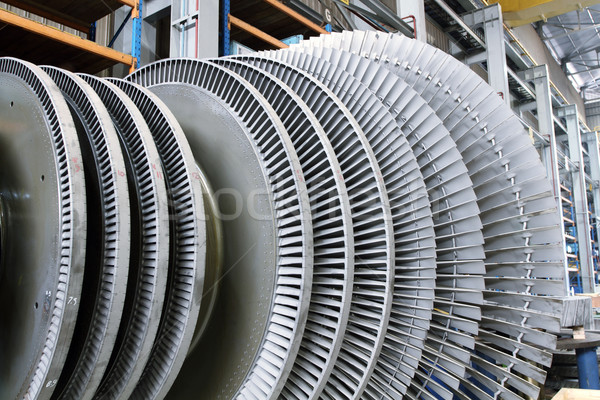 Rotor of a steam Turbine Stock photo © photosoup