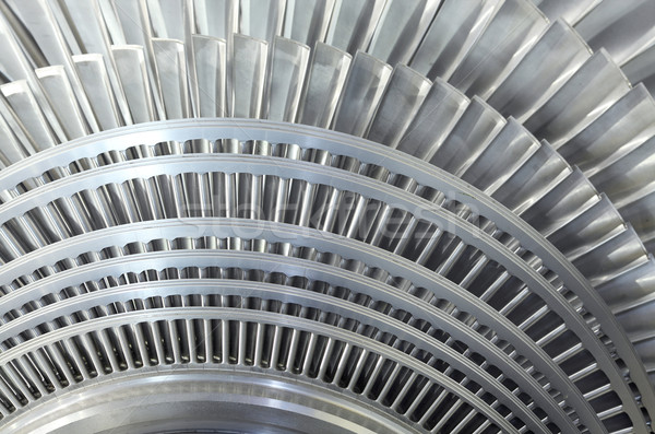 Abur turbina intern fundal fabrică Imagine de stoc © photosoup