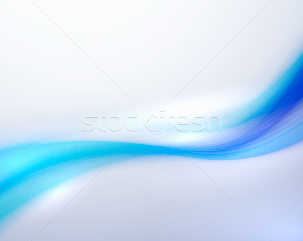 Abstrato sonhador azul onda vetor formato Foto stock © photosoup