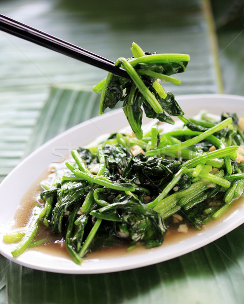 ázsiai keverés zöldség edény kínai főzés Stock fotó © photosoup
