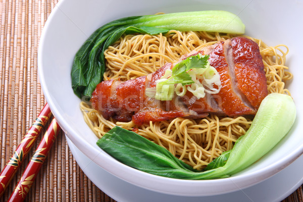 Asian Duck noodle soup Stock photo © photosoup
