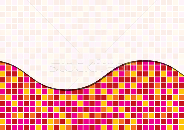 Mosaic abstract business background in vector format Stock photo © piccola