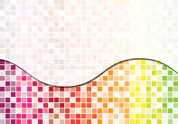 Mosaic abstract business background in vector format Stock photo © piccola