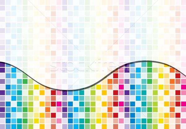 Mosaic abstract business background in vector format Stock photo © piccola