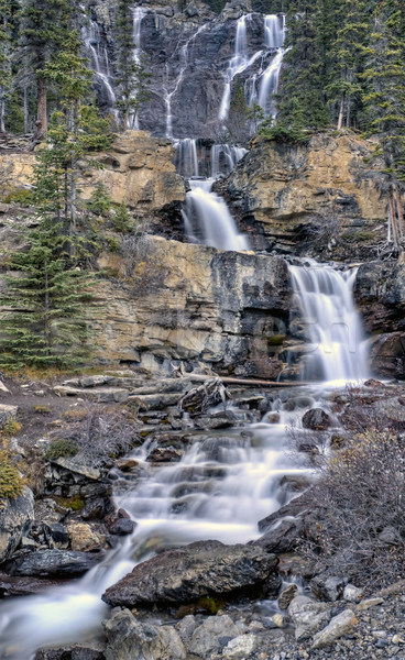 Wasserfall Kanada Autobahn Kaskade Wasser Natur Stock foto © pictureguy