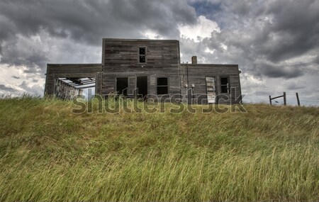 Abandoned Farmhouse Saskatchewan Canada Stock photo © pictureguy