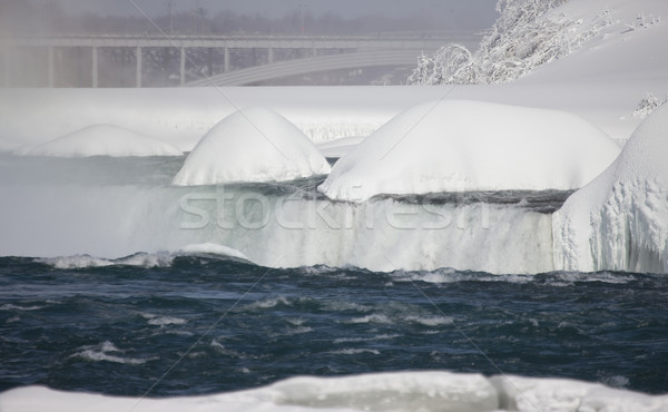 Stockfoto: Winter · Niagara · Falls · bevroren · sneeuw · ijs · water