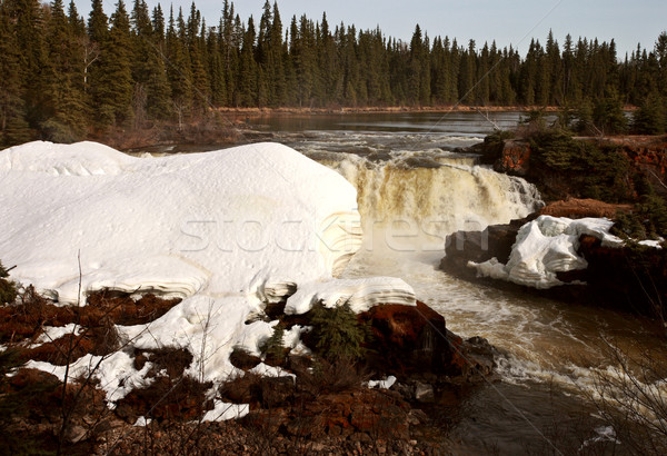 Pisew Falls in Northern Manitoba Stock photo © pictureguy