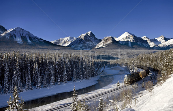 Rocky Mountains in Winter Stock photo © pictureguy
