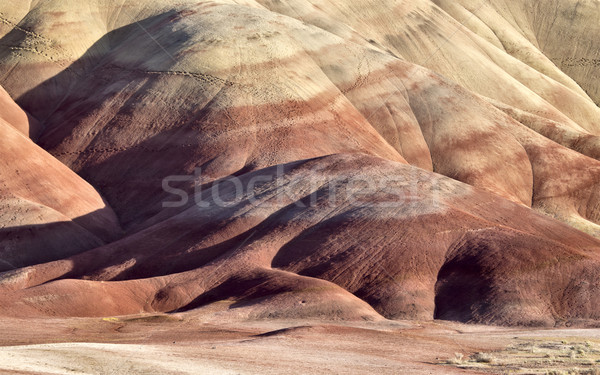 Geschilderd heuvels Oregon kleurrijk Rood Stockfoto © pictureguy