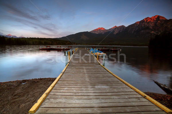 Water reflections at Pyramid Lake Stock photo © pictureguy