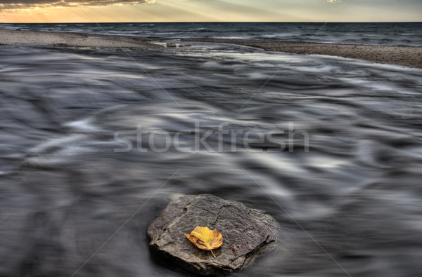 Lago norte Michigan cair outono belo Foto stock © pictureguy
