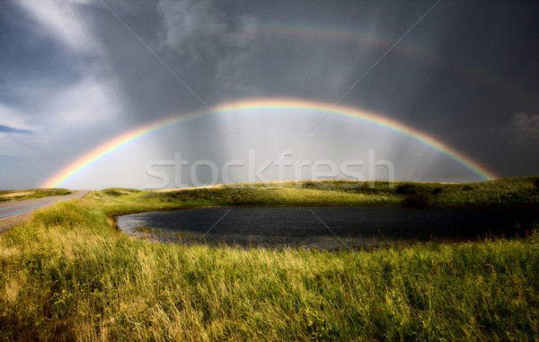Saskatchewan Storm Rainbow  Stock photo © pictureguy