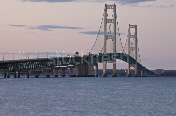 Mackinaw City Bridge Michigan Stock photo © pictureguy
